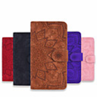 Case For Samsung Galaxy A11 A21 A31 A41 Wallet Card Holder with Stand Full Body Cases Flower PU Leather PU Leather for Galaxy A70 A50 A50S A30S A30 A20 A20E M10 M11 M31 Note10 Plus Note10