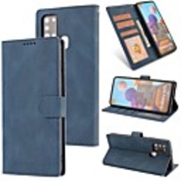 Case For Samsung Galaxy A21S Wallet Card Holder with Stand Full Body Cases Solid Colored PU Leather Galaxy A51 A71 5G A01 Core A11 A31 A41 A81 A91 A30S A50 A70 A20E A40 A70 M11