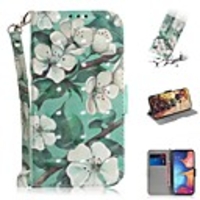 Case For Samsung Galaxy A7(2018)/ A9(2018)/A20E(2019) Wallet / Card Holder / Shockproof Full Body Cases Flower PU Leather for Galaxy A6(2018)/A10/A30/A40/A50/A60/A70/A80/A90/A2 Core/A320/A520/A8(2018)