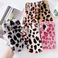 Case For Samsung Galaxy Note 20 Ultra Note 10 Plus S20 Plus Plush Leopard Print Back Cover Case For Samsung S10 Plus S9 Plus S8 Plus S7 Edge J8(2018) J6 Plus(2018) Note 9/8 S10e