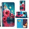 Case For Samsung Galaxy Note 20 Ultra S20 Plus A21S A01 A11 M11 A31 A51 A71 5G A20 A30S A50 A70S Wallet Card Holder with Stand Full Body Cases Flower PU Leather