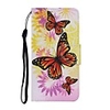 Case For Samsung Galaxy Note 20 Ultra S20 Plus S10E A11 A21S A31 A41 A51 A71 A01 A10 A20E A30 A40 A50 A70 M31 Wallet Card Holder with Stand Full Body Cases Butterfly Flower PU Leather