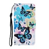 Case For Samsung Galaxy Note 20 Ultra S20 Plus S10E A11 A21S A31 A41 A51 A71 A01 A10 A20E A30 A40 A50 A70 M31 Wallet Card Holder with Stand Full Body Cases Butterfly PU Leather