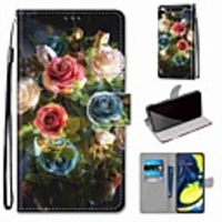 Case For Samsung Galaxy S10 / S10 Plus / S10 E Wallet / Card Holder / with Stand Rose Flower PU Leather / TPU for A10s / A20s / A50(2019) / A70(2019) / A90(2019) / Note 10 Plus / J6 Plus(2018)