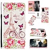 Case For Samsung Galaxy S20 FE 5G Wallet Card Holder with Stand Full Body Cases Eiffel Tower PU Leather Galaxy Note 20 Ultra Note 10 S10 Plus S10E A51 A71 A80 A90 5G