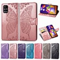 Case For Samsung Galaxy S20 FE 5G S20 Plus Note 20 Ultra Wallet Card Holder with Stand Butterfly PU Leather Case For Samsung A42 5G A01 Core M31s A51 A71 5G XCover Pro M11 A11 A20s A21s A91 M80S M60