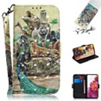 Case For Samsung Galaxy S20 FE Wallet Card Holder with Stand Full Body Cases Animal PU Leather Galaxy Note 20 Ultra S20 Plus A42 A51 A71 5G A01 Core A11 A21S A31 A41 A81 A91 M51 M31S