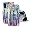 Case For Samsung Galaxy S20 FE Wallet Card Holder with Stand Full Body Cases Feathers PU Leather Galaxy S20 Plus Note 20 Ultra J2 Core A01 A11 A21S A31 A41 A51 A71 A81 A91