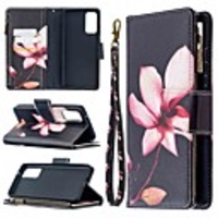 Case For Samsung Galaxy S20 FE Wallet Card Holder with Stand Full Body Cases Flower PU Leather Galaxy A42 5G Note 20 Ultra S20 Plus A21S A01 A11 A31 A41 A51 A71 A81 A91