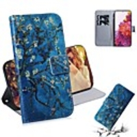 Case For Samsung Galaxy S20 FE Wallet Card Holder with Stand Full Body Cases Flower PU Leather Galaxy Note 20 Ultra S20 Plus A42 A51 A71 5G A01 Core A11 A21S A31 A41 A81 A91 M51 M31S