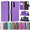 Case For Samsung Galaxy S20 FE Wallet Card Holder with Stand Full Body Cases Solid Colored PU Leather Galaxy A42 5G Note 20 Ultra S20 Plus A21S A01 A11 A31 A41 A51 A71 A70E M11