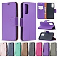 Case For Samsung Galaxy S20 FE Wallet Card Holder with Stand Full Body Cases Solid Colored PU Leather Galaxy A42 5G Note 20 Ultra S20 Plus A21S A01 A11 A31 A41 A51 A71 A70E M11