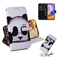 Case For Samsung Galaxy S20 Galaxy S20 Plus Galaxy S20 Ultra Wallet Card Holder with Stand Full Body Cases Panda PU Leather TPU for Galaxy A51 A71 A70E A81 A91 A11 A31 A41 A21