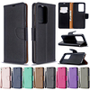 Case For Samsung Galaxy S20 S20 Plus Phone Case PU Leather Material Litchi Pattern Solid Color Pattern Phone Case for Galaxy S10 S10 Plus S20 Ultrs S9 Plus S9