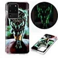 Case For Samsung Galaxy S20 S20 Plus S20 Ultra Glow in the Dark Pattern Back Cover Wolf TPU for Galaxy A21 A11 A01 A70E A51 A71