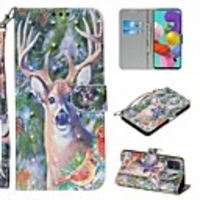 Case For Samsung Galaxy S20 Ultra Note 10 Plus S10E A51 A71 A20E Wallet Card Holder with Stand Full Body Cases Animal PU Leather Galaxy A10 A20 A30 A30S A40 A50 A50S A70 A80 A90 A2 Core