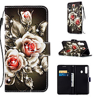 Case For Samsung Galaxy S9 / S9 Plus / S8 Plus Wallet / Card Holder / Rhinestone Full Body Cases Flower PU Leather for Galaxy S20 PLUS S20 ULTRA S20 A51 A71 A50 A40 A30 A20 A10S NOTE10 J4 PLUS