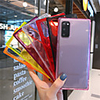 Case For Samsung scene graph S20 S20 Plus S20 Ultra A51 A71 solid color translucent square four corner anti-fall TPU material mobile phone case