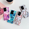 Case for Samsung scene map Samsung Galaxy S20 S20 Plus S20 Ultra A51 A71 colorful marble stitching pattern electroplated diamond TPU material IMD process all-inclusive mobile phone shell
