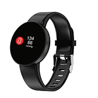 D3Plus Smartwatch for Android iOS 0.96 inch Screen Size IP68 Waterproof Level Heart Rate Monitor Blood Pressure Measurement Information Blood Oxygen Measurement Call Reminder Sedentary Reminder Alarm miniinthebox