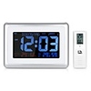 DCF Alarm Clock Temperature and Humidity Meter Weather Forecast Station Indoor and Outdoor Thermometer Temperature and Humidity Monitor with German DCF Signal Automatic Calibration