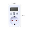 Digital Power Meter Plug-in Socket Electric Wattmeter Energy Monitor Meter LCD Display Household Measuring Socket Analyzer