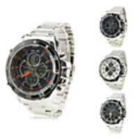 Double Movement Multi-function Casual Watch With Calendar For Men