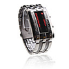 Double Row Arrayed Charming Red LED Wrist Watch