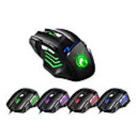 Ergonomic Wired Gaming Mouse 7 Button LED 5500 DPI USB Computer Mouse Gamer Mice X7 Silent Mause With Backlight For PC Laptop