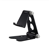 Foldable Adjustable Phone Holder Stand Desktop Multi-Angle Adjustable Desktop Holder with Anti-Slip Base and Convenient Charging Port,  Fits All Smart Phones miniinthebox