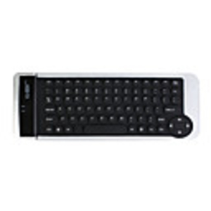 Foldable USB QWERTY Keyboard (Black)