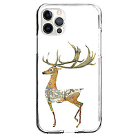 Graceful Deer Case For Apple IPhone 12 11 SE2020 Unique Design Protective Case Shockproof Cover TPU Clear Case For IPhone 12 Pro Max XR XS Max IPhone 8 7 miniinthebox