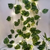 Green Leaf Vine Ivy String Lights Outdoor Wedding Decoration 2.3M 30LEDs LED Fairy Lights for Patio Garden Family Party Wedding Decoration Lights miniinthebox