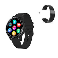 H3 Smart Watch 1.28 inch Smartwatch Fitness Running Watch Bluetooth Pedometer Activity Tracker Sleep Tracker Compatible with Android iOS Men Women Long Standby Message Reminder Call Reminder IP 67 miniinthebox