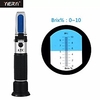 Handheld Sugar Meter ATC 1-10% Brix ABS Material Plastic Sugar Refractometer Sugar Content Testing Equipment