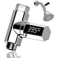 Led Display Water Shower Thermometer LED Display Home Water Shower Thermometer Flow Water Temperture Monitor