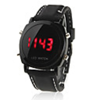 LED Dot-Matrix Date/Time Fashion Watch - Water Resistent