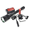 LED Flashlights / Torch Diving Flashlights / Torch 6000 lm LED Emitters 3 Mode with Batteries with Remote Controller Camping / Hiking / Caving Everyday Use Diving / Boating Black