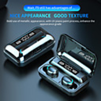 LITBest F9-Lx Wireless Earbuds TWS Headphones Bluetooth5.0 with Microphone with Charging Box LED Power Display for Travel Entertainment