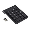 LITBest Mini Wireless 2.4GHz Numeric Keyboard Office Keyboard Mini Size Quiet 18 pcs Keys