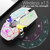 LITBest X13 Wireless Bluetooth Wireless 2.4G Optical Gaming Mouse Rechargeable Mouse Multi-colors Backlit 2400 Dpi 3 Adjustable DPI Levels 6 pcs Keys