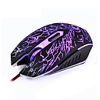 LITBest X5 Wired USB Optical Gaming Mouse Office Mouse Multi-colors Backlit 800/1200/1600/2400 dpi 4 Adjustable DPI Levels 6 pcs Keys