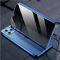 Magnetic Adsorption Case for iPhone 12 Pro Max iPhone 11 Pro Max XS Max XR XS X Tempered Glass Full Screen Protector Clear Cover for Samsung Galaxy S21 Ultra S21 Plus S20 Plus Note 20 A51 A71 miniinthebox