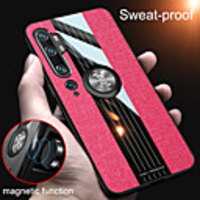 Magnetic Ring Holder Fabric Soft TPU Frame Case For Xiaomi Mi 10 Pro Mi CC9 Pro CC9e Mi 9T Mi 9 SE Mi Note 10 Pro Redmi K30 Pro K20 Pro Note 8 Pro Note 7 Pro Redmi 8 Shockproof Hard Cloth Back Cover