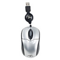 Mini USB Wired Optical Mouse (Silver)