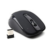 Mini USB Wireless Optical Mouse (Black)