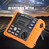MS2302 Digital Insulation Megger Ground Earth Resistance Voltage Tester 0-4Kohm 100 Groups Data Logging with Backlight