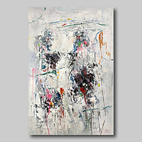 Oil Painting Hand Painted Abstract Abstract Landscape Comtemporary Modern Rolled Canvas Rolled Without Frame