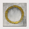 Oil Painting Hand Painted Abstract Classic Modern Stretched Canvas With Stretched Frame
