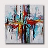 Oil Painting Hand Painted Abstract Comtemporary Modern Stretched Canvas With Stretched Frame